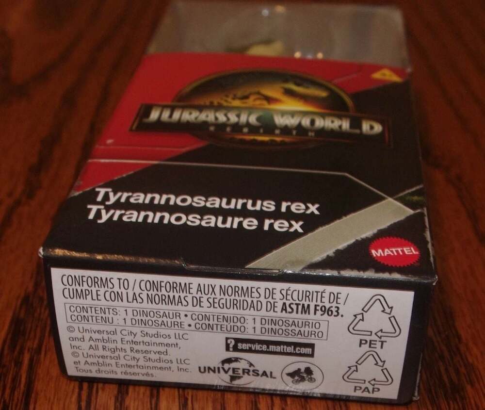 Mattel Jurassic World Rebirth Tyrannosaurus Rex Mini Figure - Picture 7 of 8